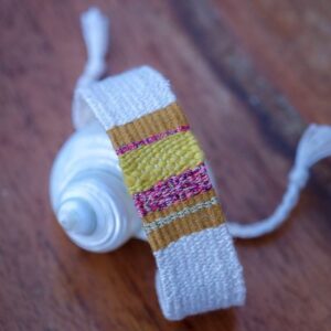 Bracelet AL Dacier Tissage de Anne Lise Dacier Tisserande en Bretagne-SPTB